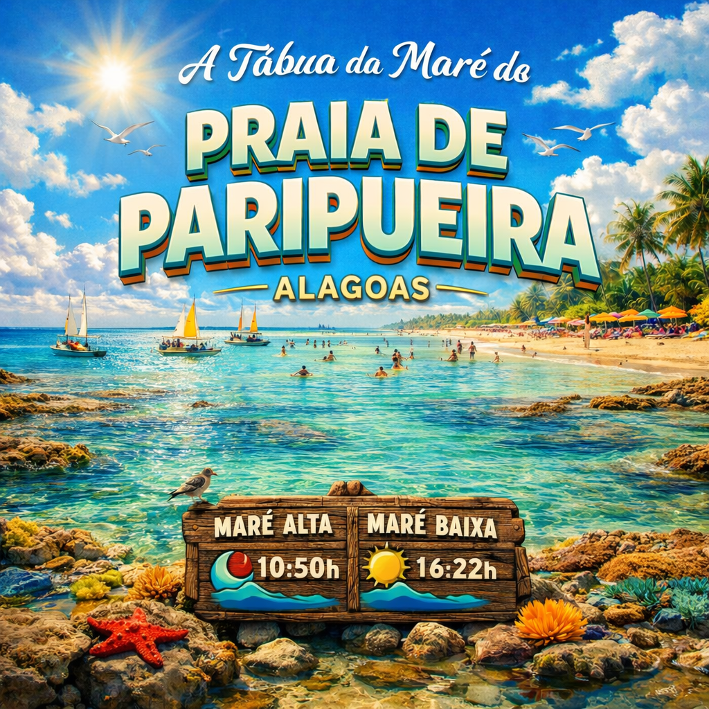 Tábua da Maré de Paripueira - Alagoas - www.paripueira.com