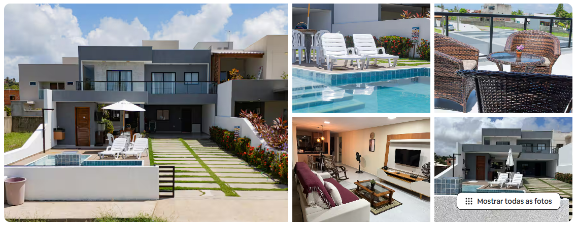 5 Casas e Flats em Paripueira Perfeitos para Férias em Família