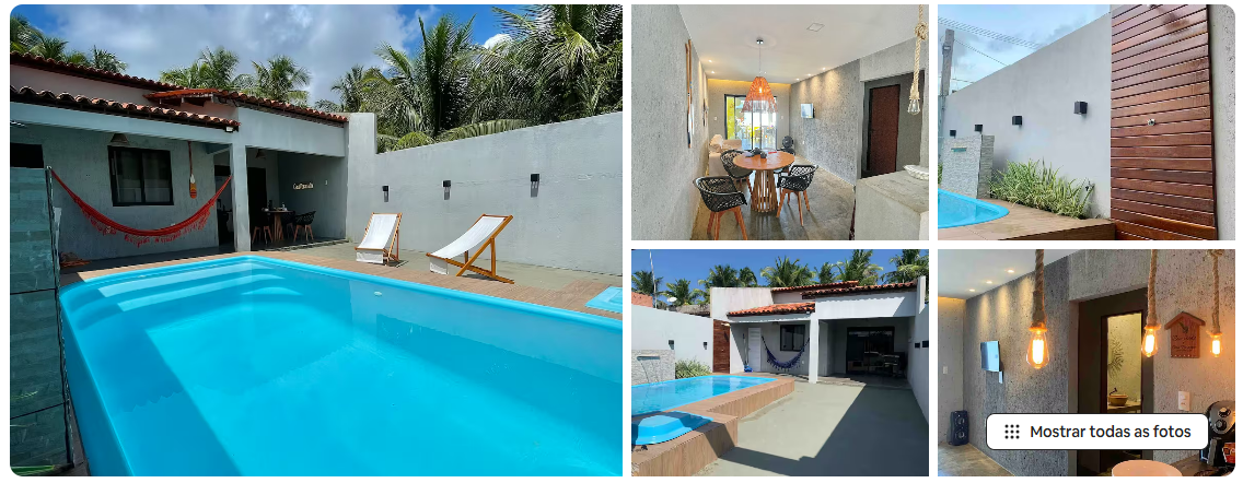 5 Casas e Flats em Paripueira Perfeitos para Férias em Família