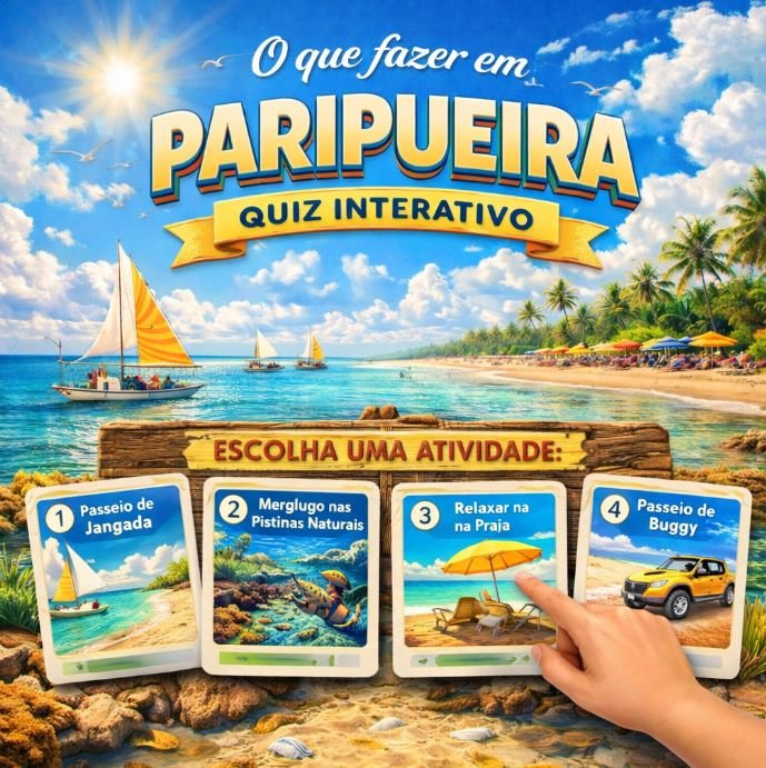 O que fazer em Paripueira – Quiz Interativo - www.paripueira.com