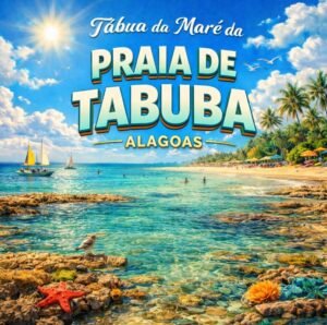 Tábua da Maré da Praia de Tabuba - Alagoas