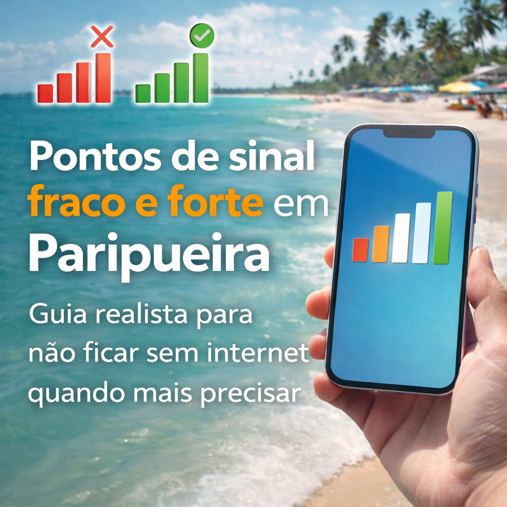 Pontos de sinal fraco e forte em Paripueira guia realista para não ficar sem internet quando mais precisar