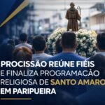 Procissão reúne fiéis e finaliza programação religiosa de Santo Amaro em Paripueira