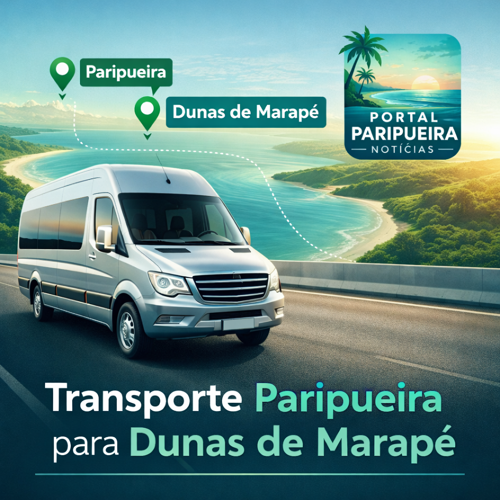 Transporte Paripueira para Dunas de Marapé ou Dunas de Marapé para Paripueira