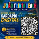João Trinta Beach aposta em inovação com novo Cardápio Digital em Paripueira