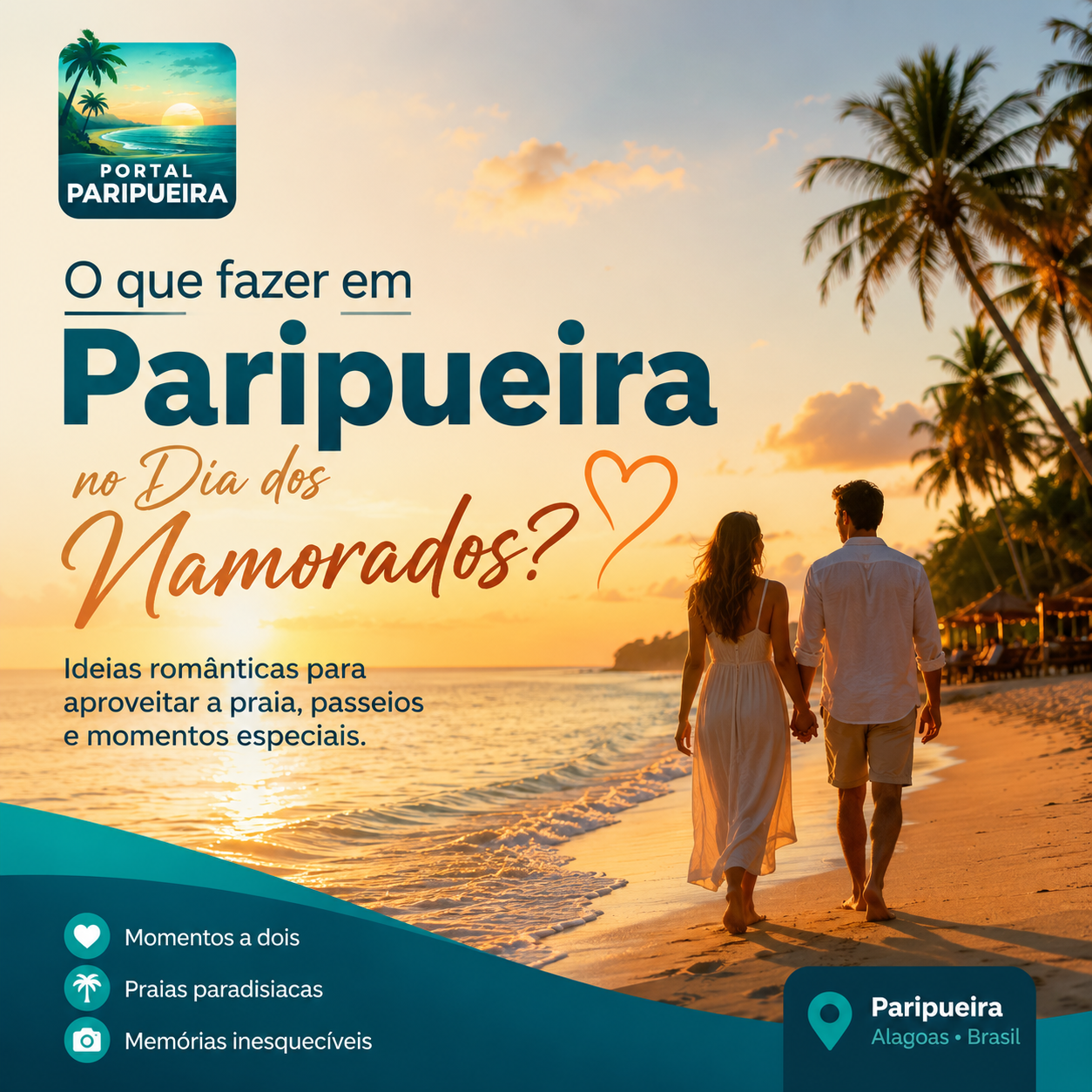 O que fazer em Paripueira no Dia dos Namorados - www.paripueira.com