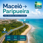 Como chegar a Paripueira saindo de Maceió pela AL-101 Norte - www.paripueira.com - 2026