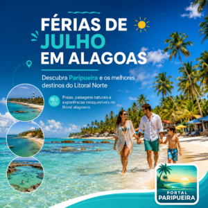 Férias de Julho em Alagoas descubra Paripueira e os melhores destinos do Litoral Norte