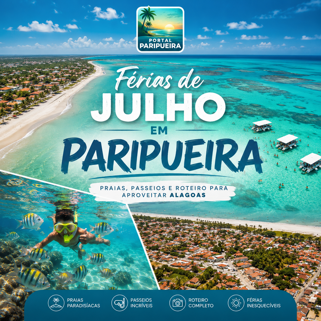 Férias de julho em Paripueira praias, passeios e roteiro para aproveitar Alagoas - www.paripueira.com