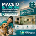 Maceió inaugura primeiro hospital público veterinário com atendimento gratuito e plantão 24 horas