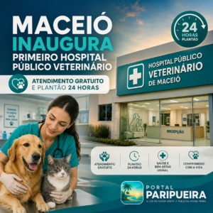 Maceió inaugura primeiro hospital público veterinário com atendimento gratuito e plantão 24 horas