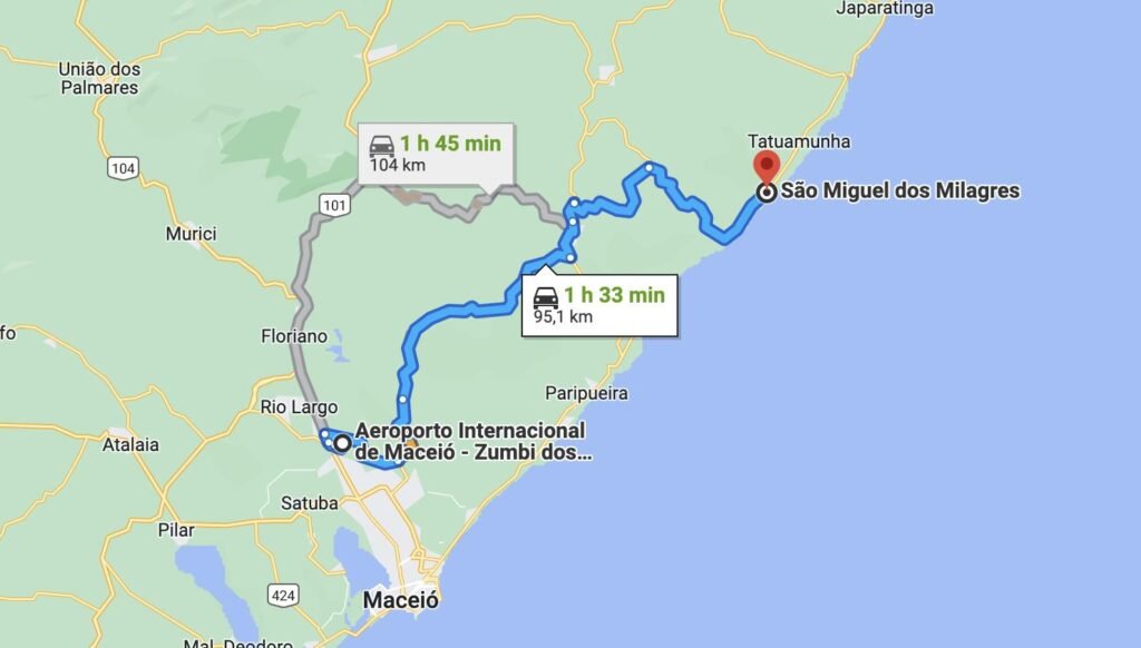 Transfer Maceió ⇄ São Miguel dos Milagres - conforto e segurança do aeroporto à Rota Ecológica2