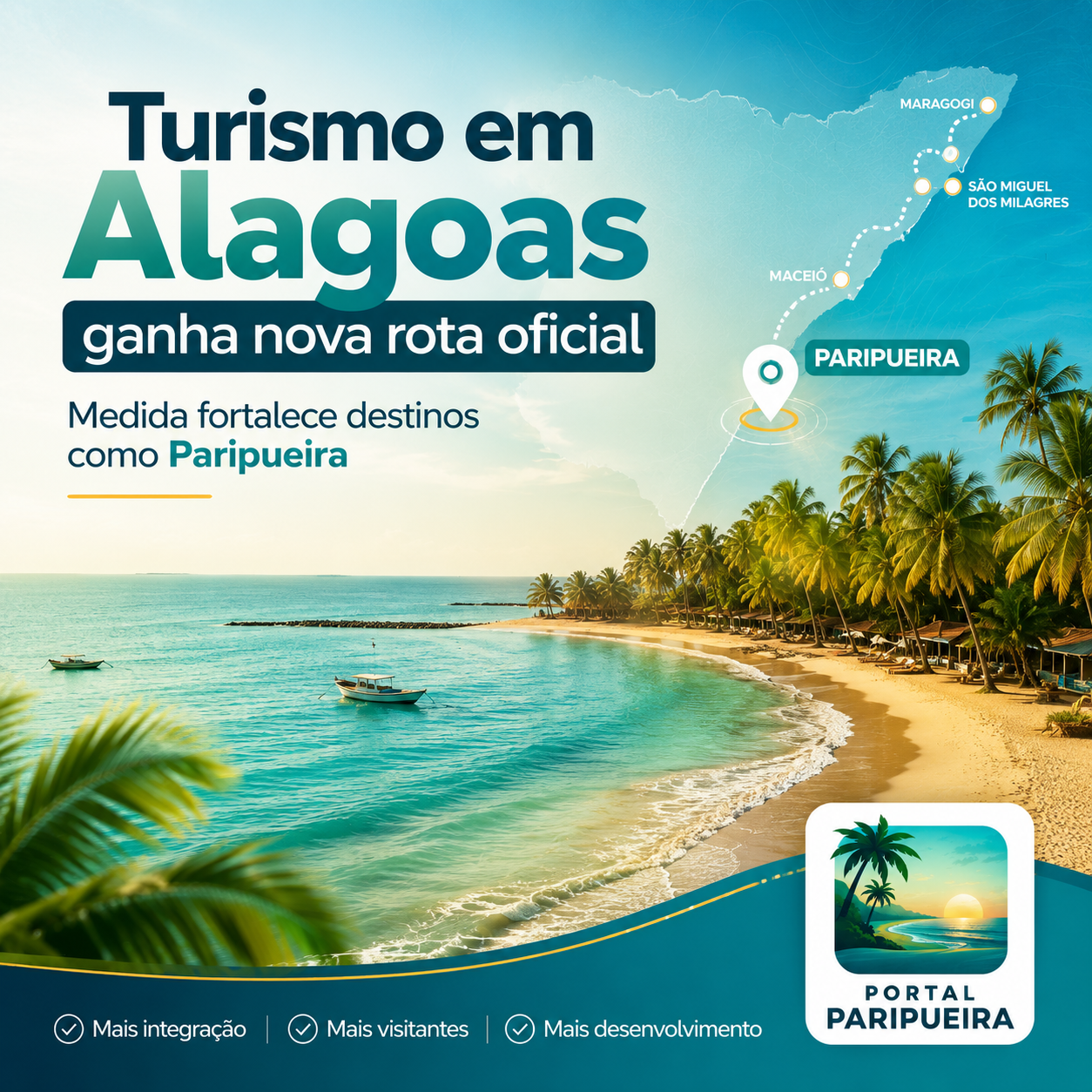 Turismo em Alagoas ganha nova rota oficial e reforça o potencial de destinos como Paripueira - www.paripueira.com